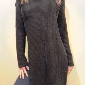 Almost Famous Black Knit Sweater